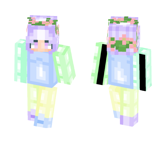 Pastel dreams + New shading - Female Minecraft Skins - image 1
