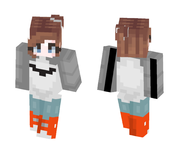 Video Games and Pizza sound good. - Female Minecraft Skins - image 1
