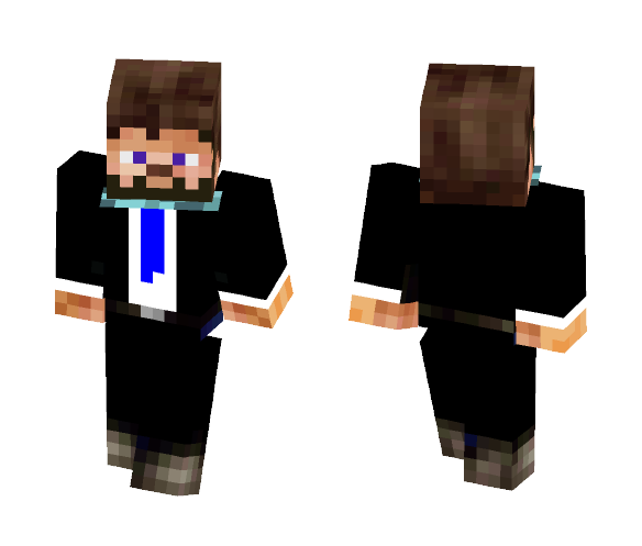 Steve in Suit - Male Minecraft Skins - image 1