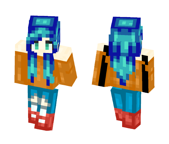 Electric Shock - Female Minecraft Skins - image 1