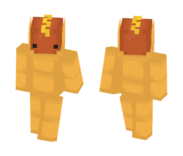 Hot Dog Head ( Mustered ) - Dog Minecraft Skins - image 1