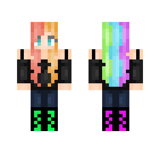Rainbow DJ - Female Minecraft Skins - image 2