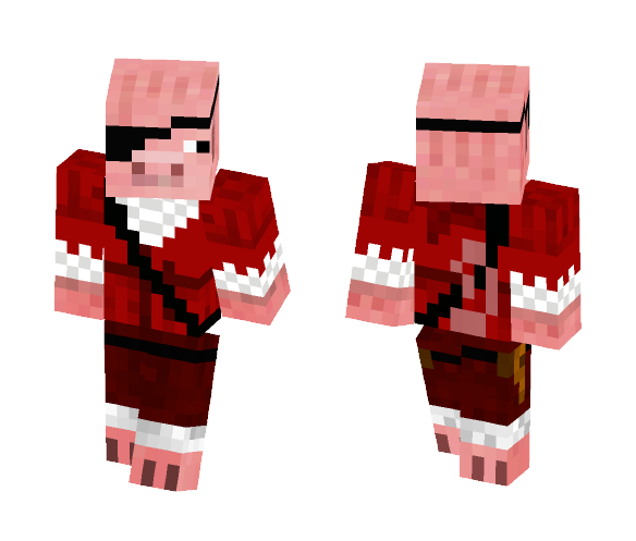 Pirate piggie - Male Minecraft Skins - image 1