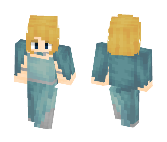 Request - Blue Dress - Female Minecraft Skins - image 1