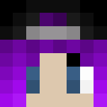 LightVersion ~ CoolGirlPurpleHair - Color Haired Girls Minecraft Skins - image 3