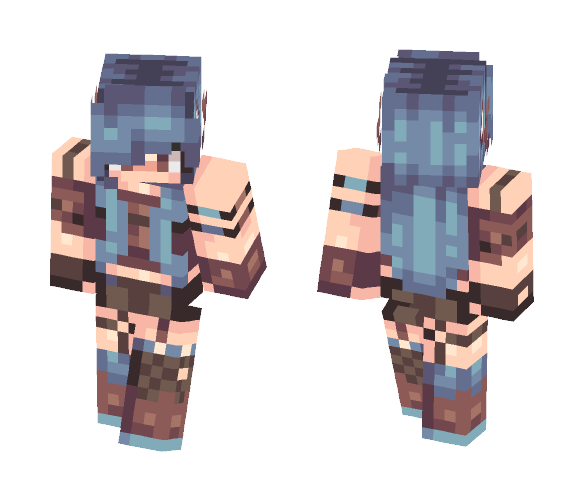 Teal [{Adopted by PurrfectTaco}] - Female Minecraft Skins - image 1