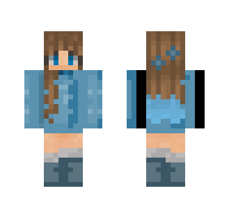 Blue Fever - Female Minecraft Skins - image 2