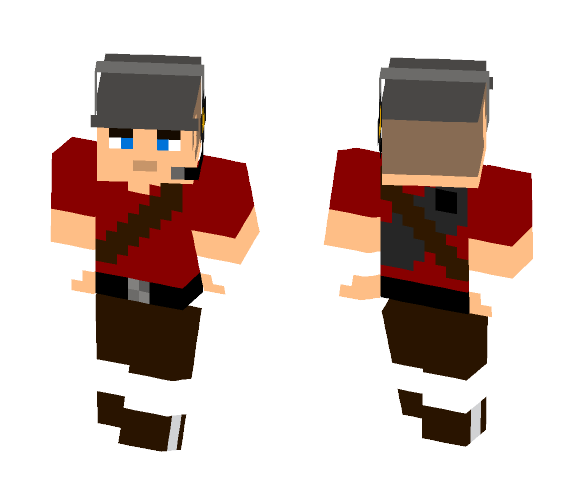 Scout(Red) - Male Minecraft Skins - image 1