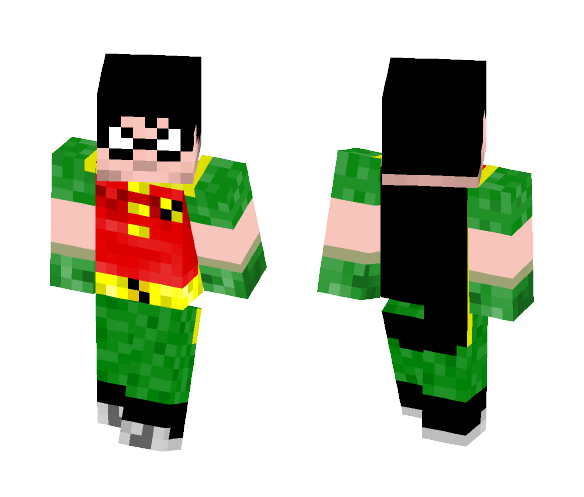 Robin | Teen Titans - Male Minecraft Skins - image 1