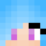 Blue Hair Girl - Color Haired Girls Minecraft Skins - image 3