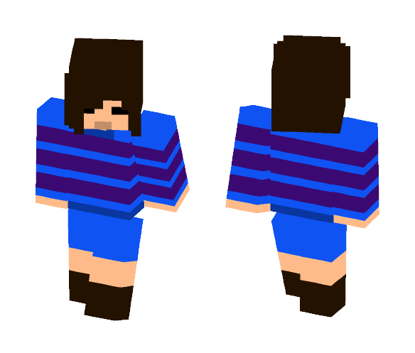 Frisk - Female Minecraft Skins - image 1