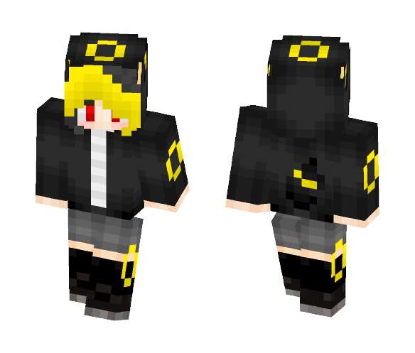 Umbreon Girl (Recommend) - Girl Minecraft Skins - image 1