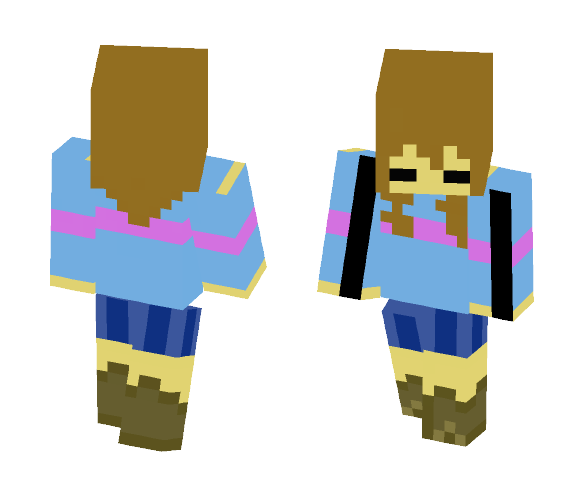 Backwards Frisk - Female Minecraft Skins - image 1