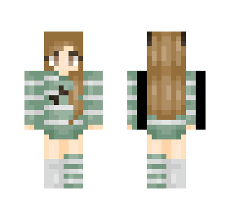 Girl in Pajamas - Μαcαrοη_ - Girl Minecraft Skins - image 2