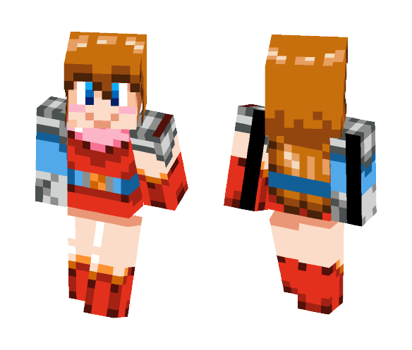 Wonder Momo (Helmetless) - Female Minecraft Skins - image 1