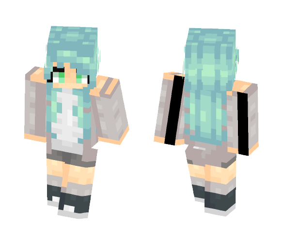 [ST] Aqua - Female Minecraft Skins - image 1