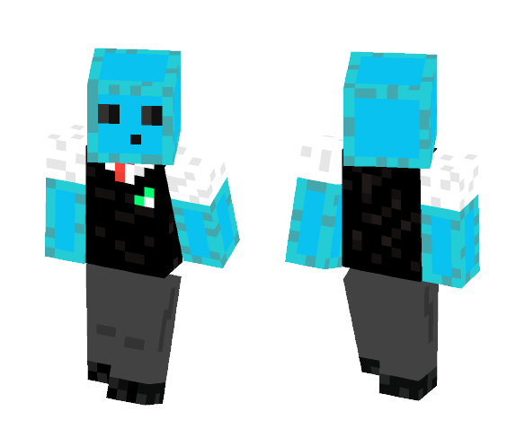 slime in a tuxedo - Male Minecraft Skins - image 1