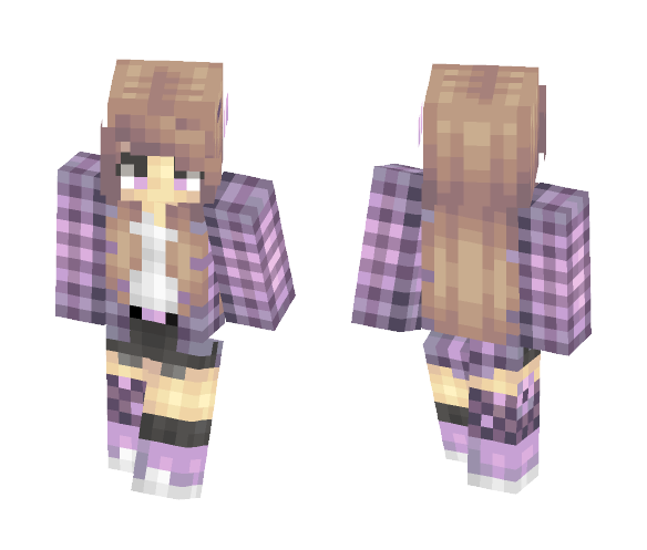 ℙ¥ηℯ| Lilac Obsession - Female Minecraft Skins - image 1