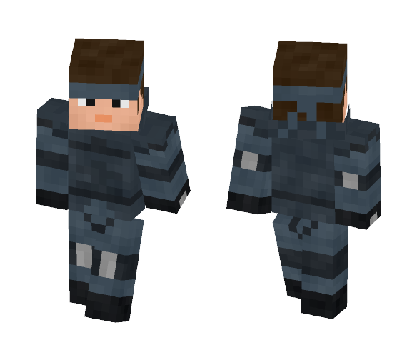 Metal Gear Solid Solid Snake - Male Minecraft Skins - image 1