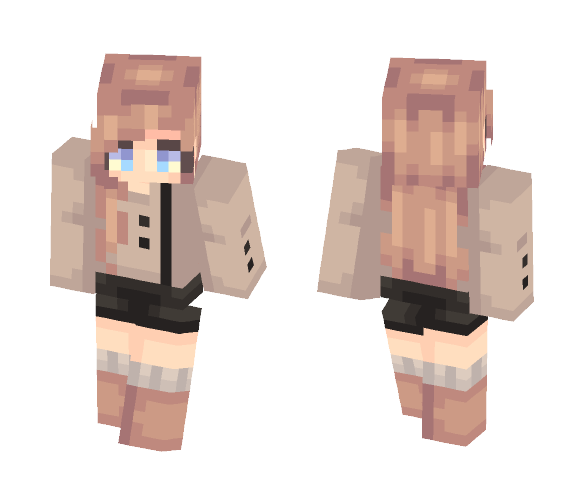 ☁ | a study in neutrals - Male Minecraft Skins - image 1