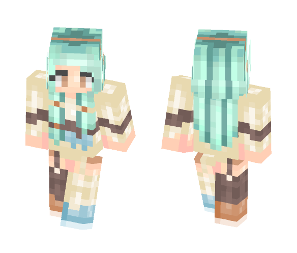Azure - Female Minecraft Skins - image 1