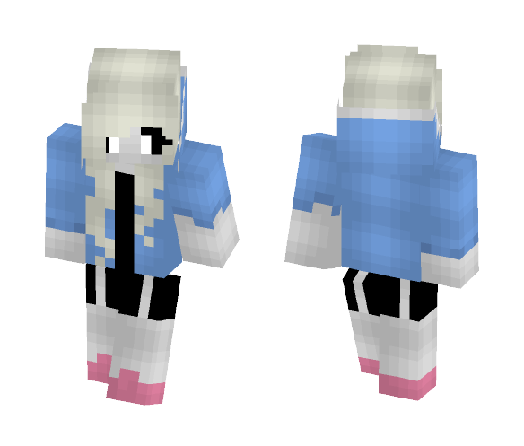 Original Sansy - Pacifist Route - Female Minecraft Skins - image 1