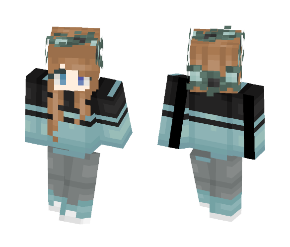 Twin OCs: Wen | GhostCoffee - Female Minecraft Skins - image 1