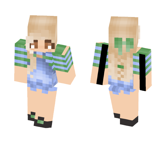 *FIXED* Girl in Overalls - Girl Minecraft Skins - image 1
