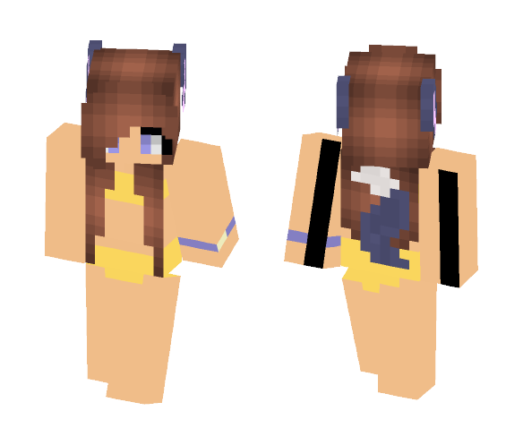 Werewolf OC Bikini - Female Minecraft Skins - image 1
