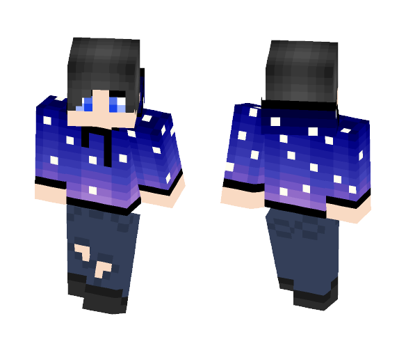Cool Sweaters Series - Space - Male Minecraft Skins - image 1