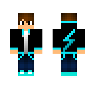 boy blue lightning - Boy Minecraft Skins - image 2