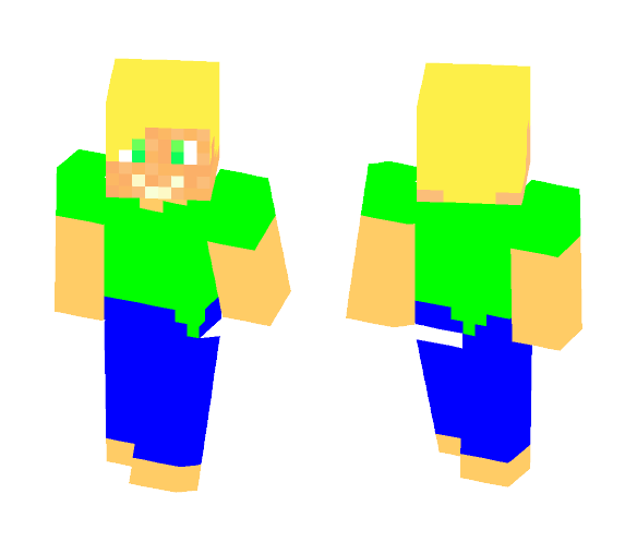Green T-shirt boy - Boy Minecraft Skins - image 1