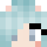 Casual Blue Beanie Girl - Girl Minecraft Skins - image 3