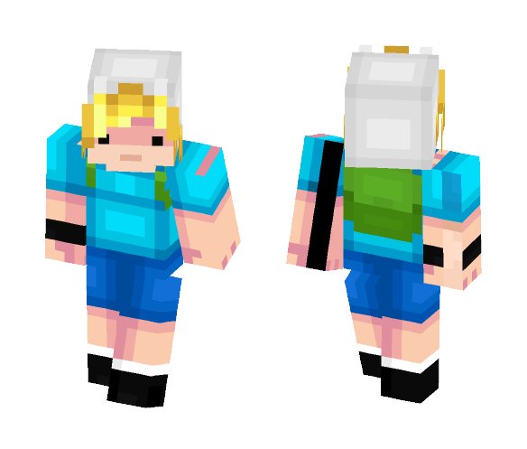 -(Finn The Human)- Better In 3D - Male Minecraft Skins - image 1