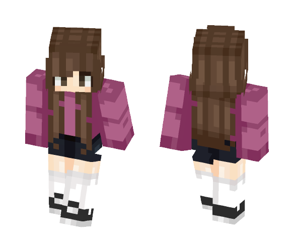 ~Pretty Brunette~ - Female Minecraft Skins - image 1
