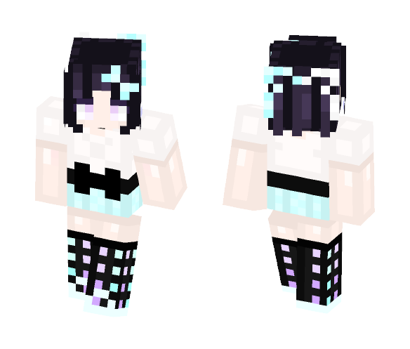 Hinata Poka Outfit - Female Minecraft Skins - image 1
