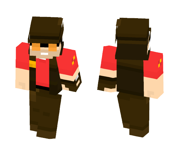 Team Fortress 2 Sniper ( Red ) - Male Minecraft Skins - image 1