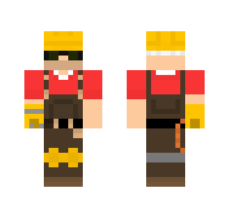 Team Fortress 2 engineer ( red ) - Male Minecraft Skins - image 2