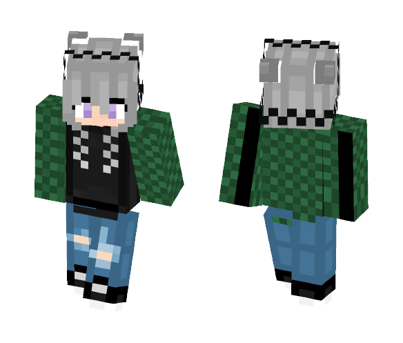 *Hipster? Flannel?* - halo - Female Minecraft Skins - image 1