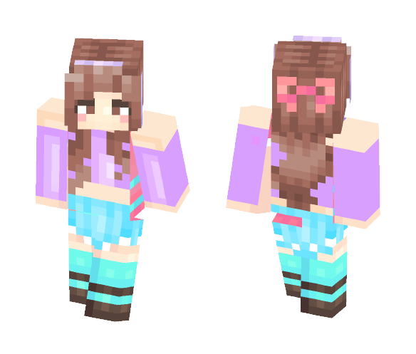 Pretty in Pastel - Female Minecraft Skins - image 1