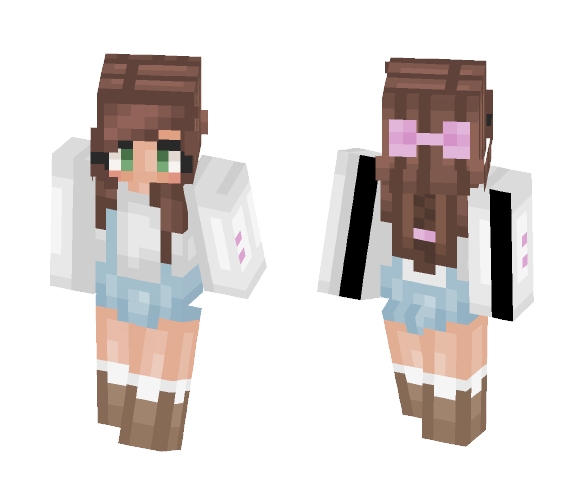 Sweaterssss || goatee - Female Minecraft Skins - image 1