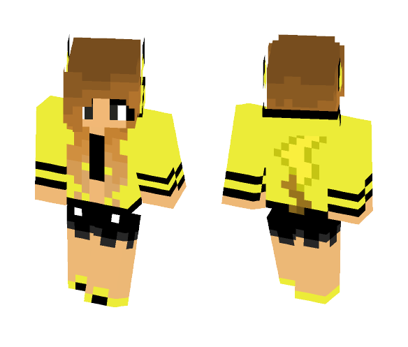 Pikachu - Female Minecraft Skins - image 1