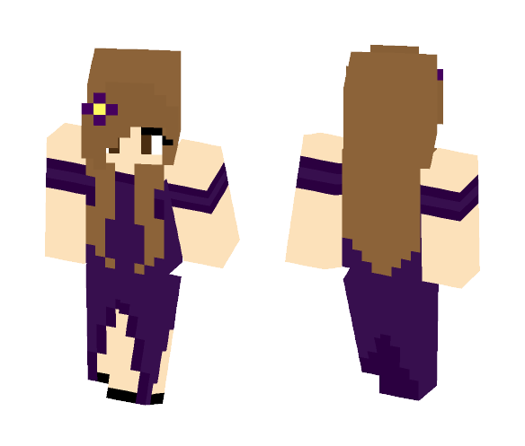 Girl with Dress - Girl Minecraft Skins - image 1