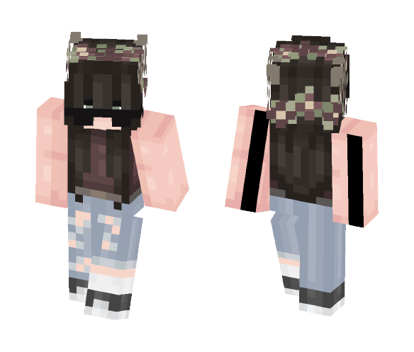 〈Sunglasses Girl〉 →Lorenn - Female Minecraft Skins - image 1