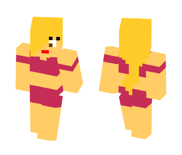Cute Beach Girl - Cute Girls Minecraft Skins - image 1