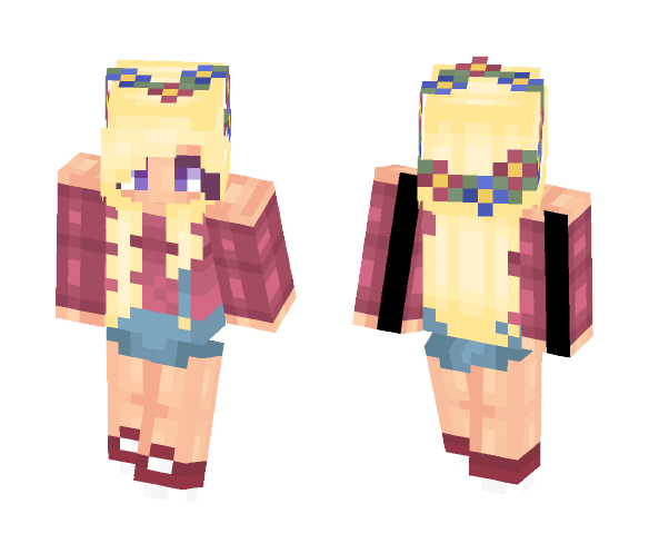 Ovεrαlls | Aυτυmη - Female Minecraft Skins - image 1