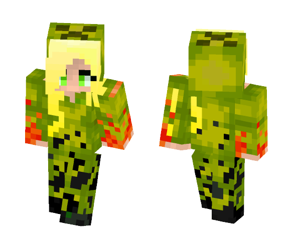 My new skin ;3 - Creeper Onzie - Female Minecraft Skins - image 1