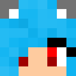Red and Blue Cat Girl - Cat Minecraft Skins - image 3