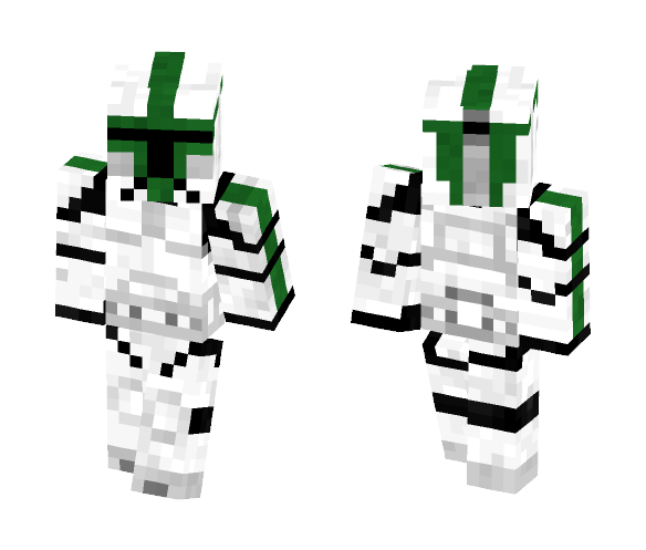 Green Company Clone Trooper - Male Minecraft Skins - image 1