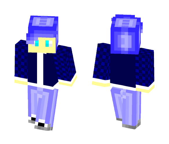 Mr Blue - Male Minecraft Skins - image 1